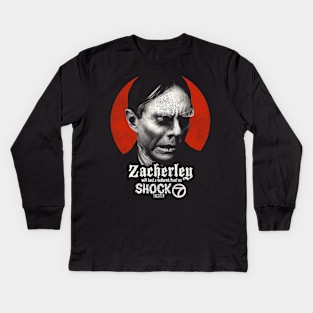 Zacherley "Roland" Horror Host of Shock Theater Kids Long Sleeve T-Shirt